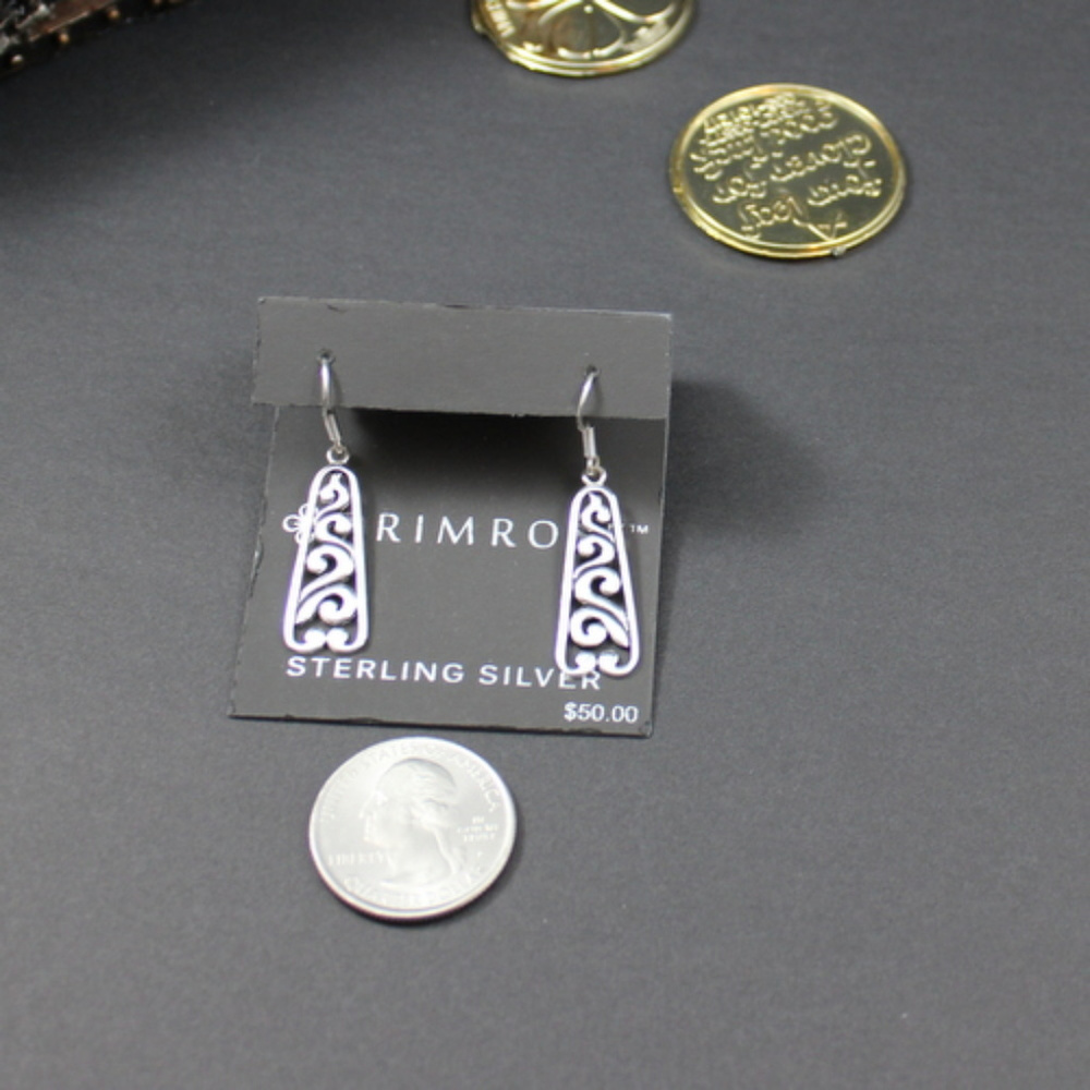 HP! Sterling Silver NWT Filigree Primrose Earrings